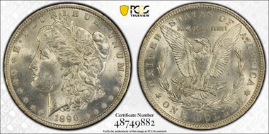 1890-O $1 MS63