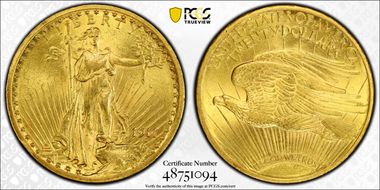 1911 $20 MS63