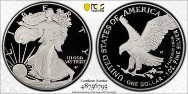 2024-W  $1 Silver Eagle First Strike PR69DCAM