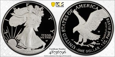 2024-W  $1 Silver Eagle First Strike PR70DCAM