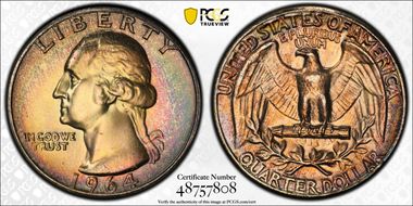 1964 25C MS65