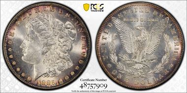 1885 $1 MS64