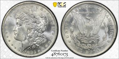 1883-O $1 MS64