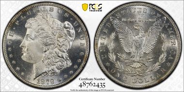 1879-S $1 MS65