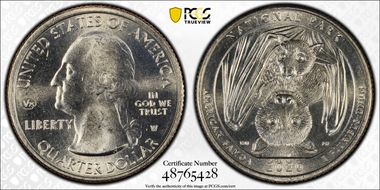 2020-W 25C American Samoa NP V75 MS64