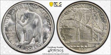 1936-S 50C Bay Bridge MS66