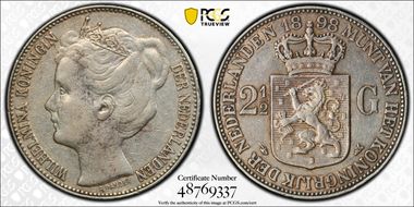 1898 2 1/2 G P. Pander KM-123  Ag N1