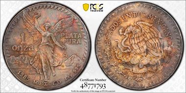 1985-Mo Onza Libertad Ag N1