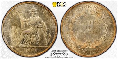 1909-A Piastre Lec-292 N1