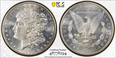 1899-S $1 MS65PL