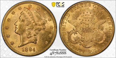 1894 $20 MS60