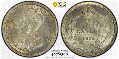 1916 5C MS63