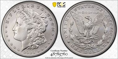2023 $1 Morgan Dollar MS70