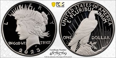 2023-S $1 Peace Dollar PR70DCAM