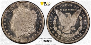 1878-CC $1 MS63DMPL