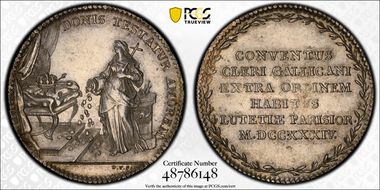 1734 Jeton Feuardent-3960 MS62
