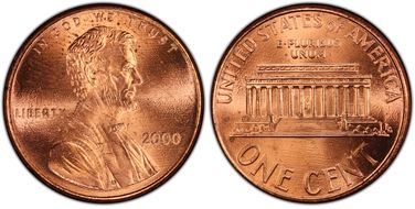 2000 1C Cheerios Cent MS66RD