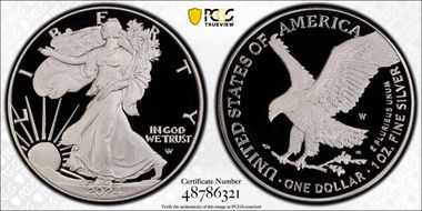 2024-W  $1 Silver Eagle First Strike PR70DCAM