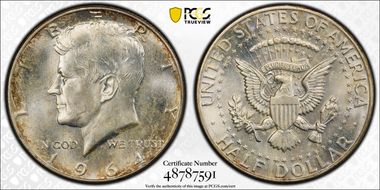 1964-D 50C DDO FS-108 MS65