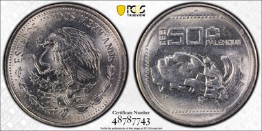1983-Mo 50C Palenque MS64