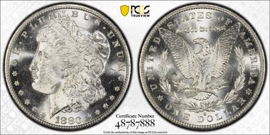 1880-S $1 MS64