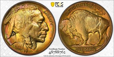 1929-D 5C MS63
