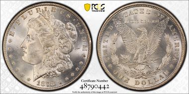 1878 8TF $1 VAM 16, Tripled Stars MS66