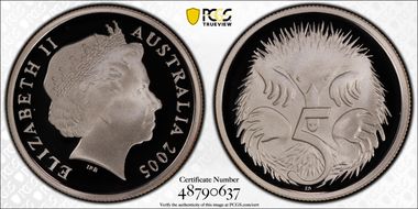 2005 5C Silver PR69DCAM