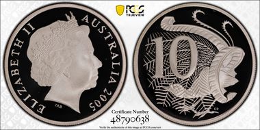 2005 10C Silver PR69DCAM