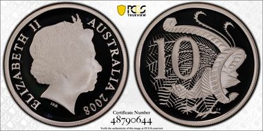 2008 10C Silver PR69DCAM