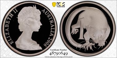 2006 1C Young Bust Ag PR70DCAM