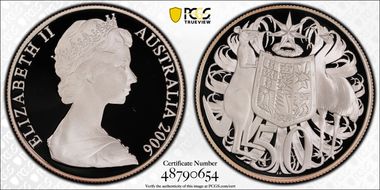 2006 50C Young Bust Ag KM-67a PR70DCAM