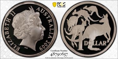 2009 $1 Silver PR69DCAM