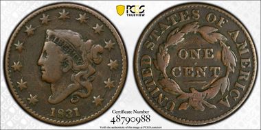 1831 1C N-12, Large Letters F12BN