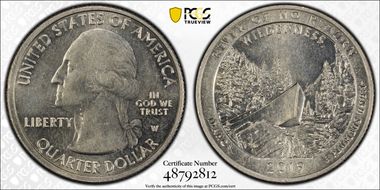 2019-W 25C Frank Church River of No Return NP MS62