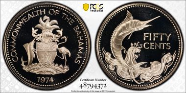 1974-FM 50C KM-64a  Ag PR69DCAM