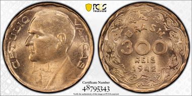 1942 300 R Mald-668.01 G. Vargas MS64