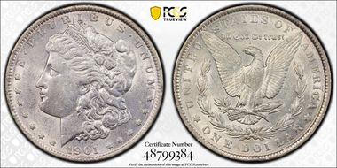 1901 $1 AU53