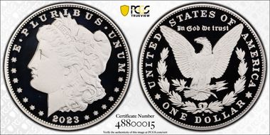 2023-S $1 Morgan Dollar First Strike PR70DCAM