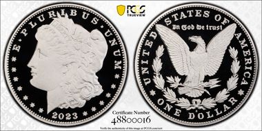 2023-S $1 Morgan Dollar First Strike PR70DCAM