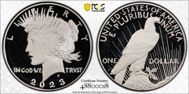 2023-S $1 Peace Dollar First Strike PR68DCAM