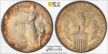 1915-S 50C Panama-Pacific MS62