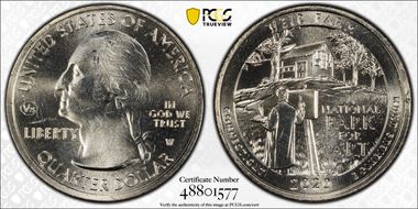 2020-W 25C Weir Farm NP V75 MS66