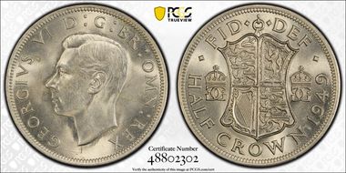 1949 1/2 Cr S-4106 MS65