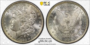 1883-O $1 MS64