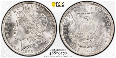 1890-O $1 MS63