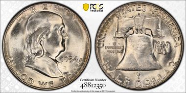 1954-S 50C MS64