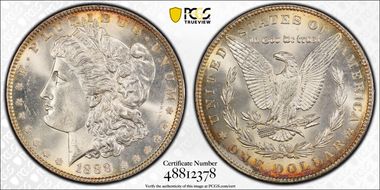 1888 $1 MS65+