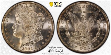 1881-S $1 MS66
