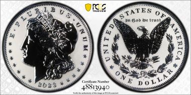 2023-S $1 Peace Dollar Rev PR Two-Coin Reverse Proof Set First Strike PR69